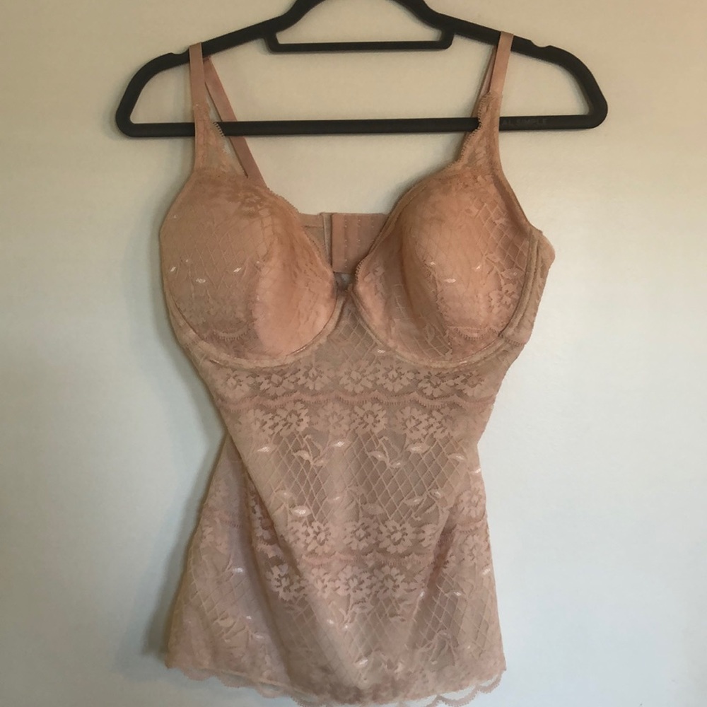 Skinnygirl Camisole Padded Bra Pink 38D